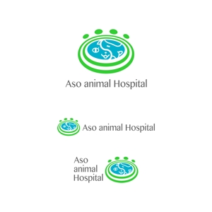 ArtStudio MAI (minami-mi-natz)さんの動物病院の看板や名刺のロゴへの提案