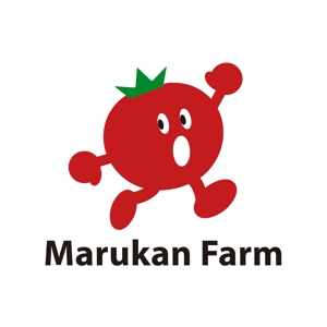 tsujimo (tsujimo)さんのトマトの化粧箱に貼るシール マルカン農園のロゴへの提案