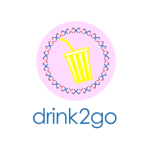 Ishi (ec001056)さんのジュース路面店「drink2go」のロゴへの提案