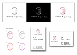 switch00さんの美容クリニック「Mirror Eighting」の店舗ロゴ（商標登録なし）への提案