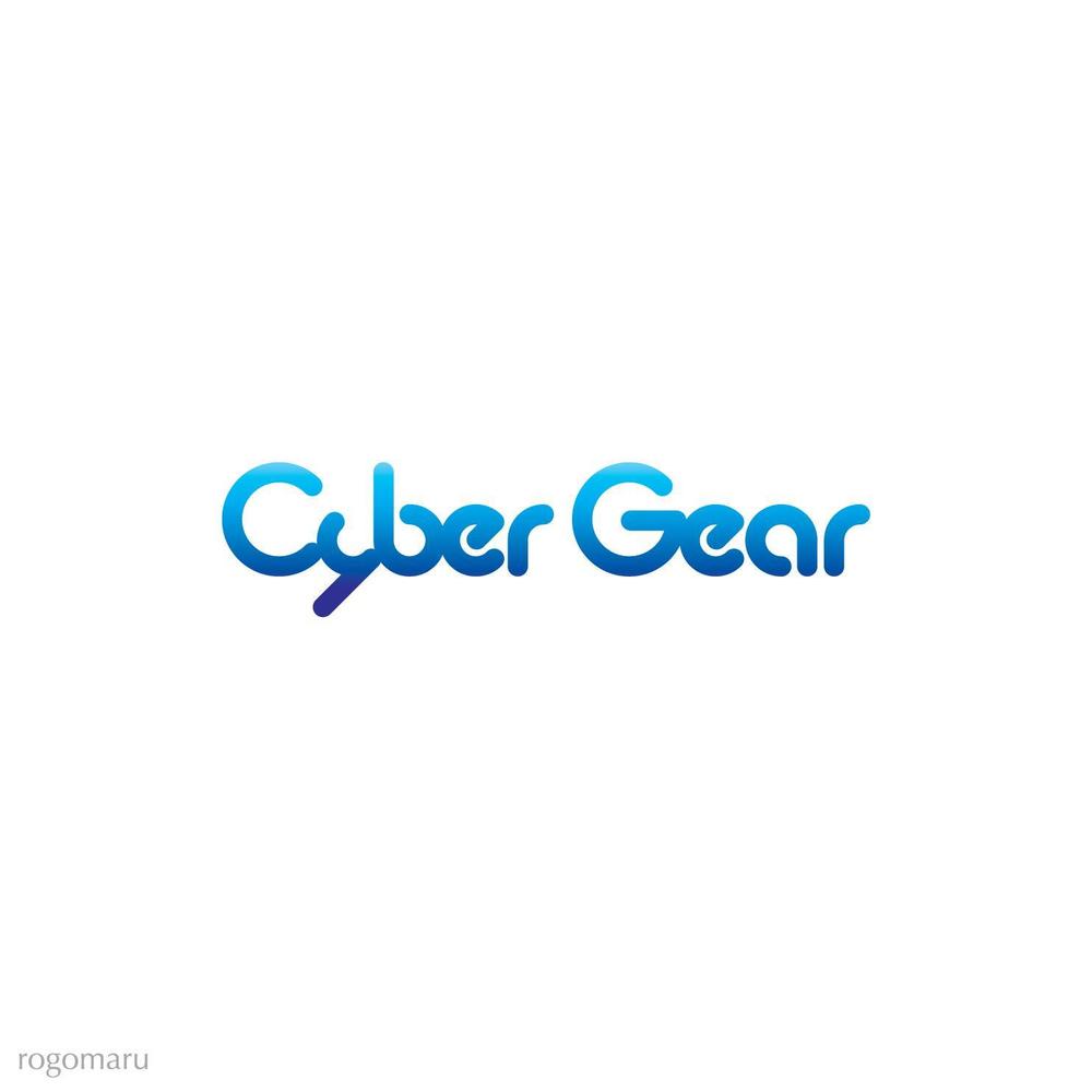 「Cyber Gear」のロゴ作成