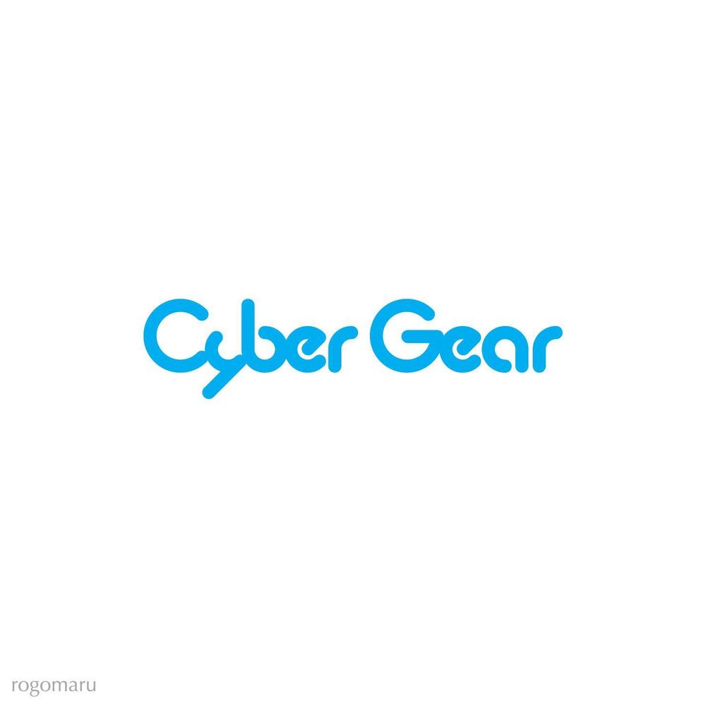 「Cyber Gear」のロゴ作成