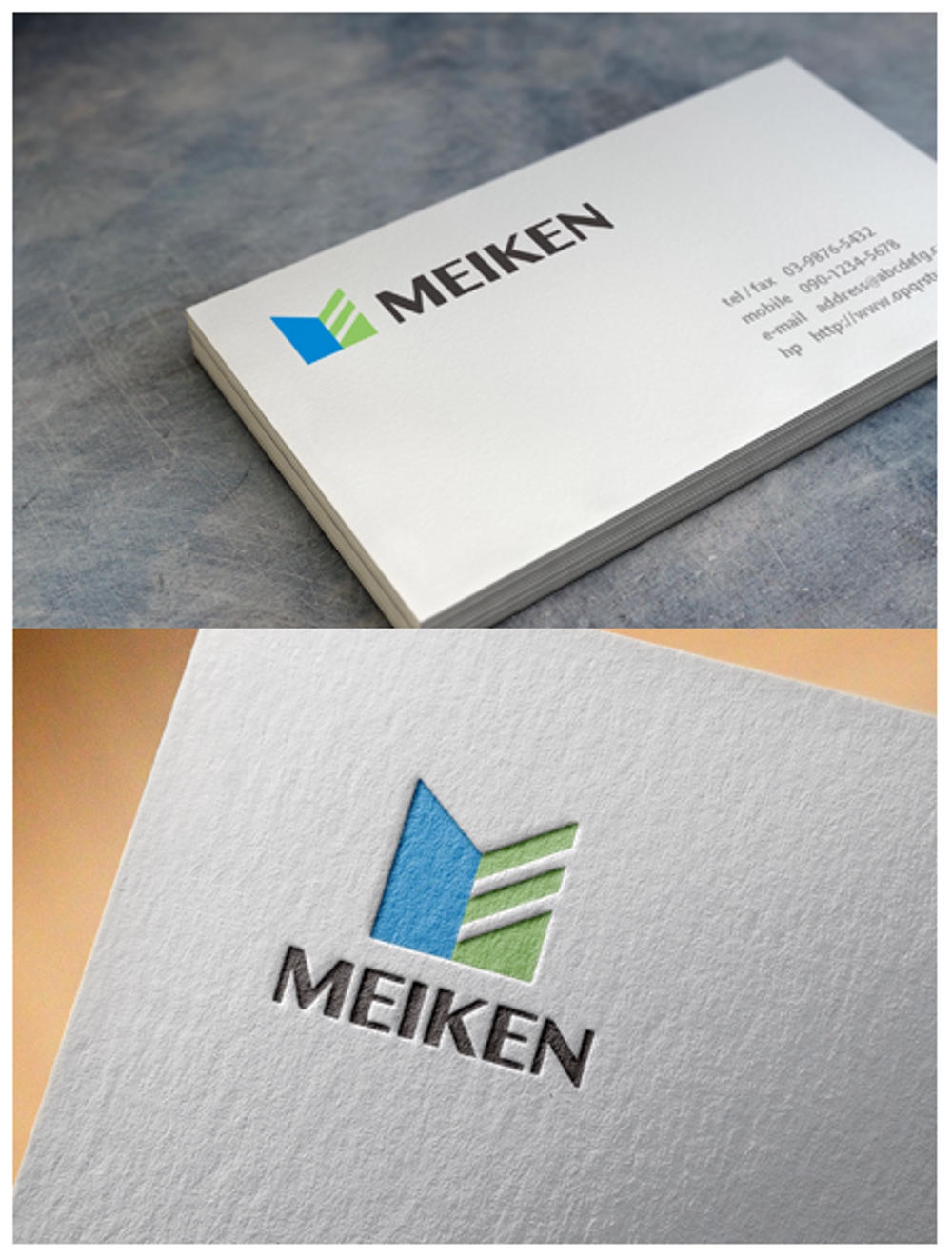 建築会社「MEIKEN」のロゴ