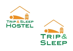 tukasagumiさんの名古屋・大須に新しくOPENするゲストハウス「Trip & Sleep Hostel」のロゴ（商標登録予定なし）への提案