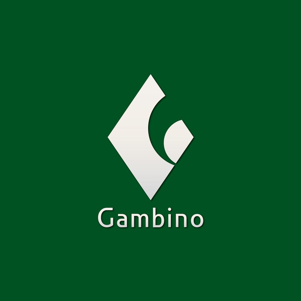 「Gambino 」のロゴ作成