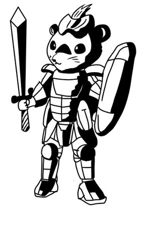 旅里　茂 (tabisato_sigeru)さんのキャラデザイン「ハムスター騎士」への提案