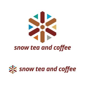 tsujimo (tsujimo)さんのカフェ「snow tea and coffee」または「snow」 のロゴへの提案