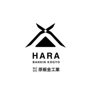 SO design (screenout)さんの建築板金業（金属屋根の施工会社）『株式会社原板金工業』のロゴへの提案