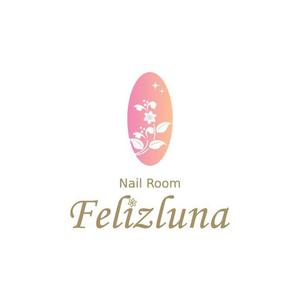 nakagawak (nakagawak)さんの「Nail Room Felizluna～フェリスルーナ～」のロゴ作成への提案