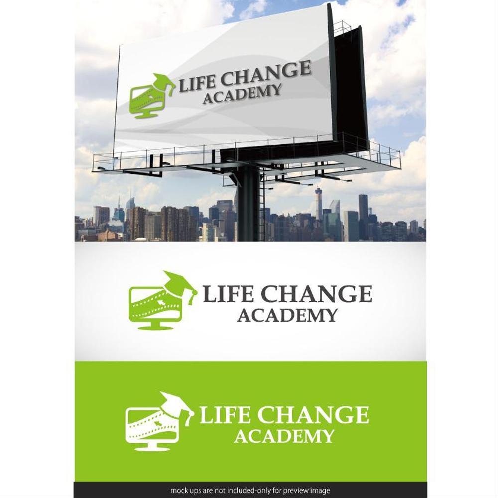 オンライン動画セミナー「LIFE CHANGE ACADEMY」のロゴ