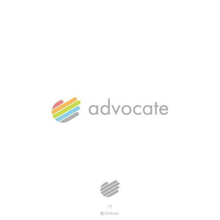 kdkt (kdkt)さんの会社名　advocate　の  ロゴ制作　をお願い致します。への提案