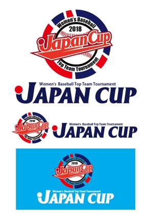 shima67 (shima67)さんのプロ・アマチュアが一堂に会して戦う女子野球頂上決戦「JAPANCUP」のロゴへの提案