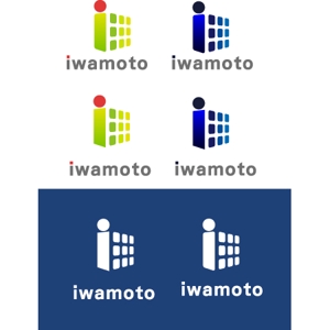 topon55さんの「iwamoto」のロゴ作成への提案