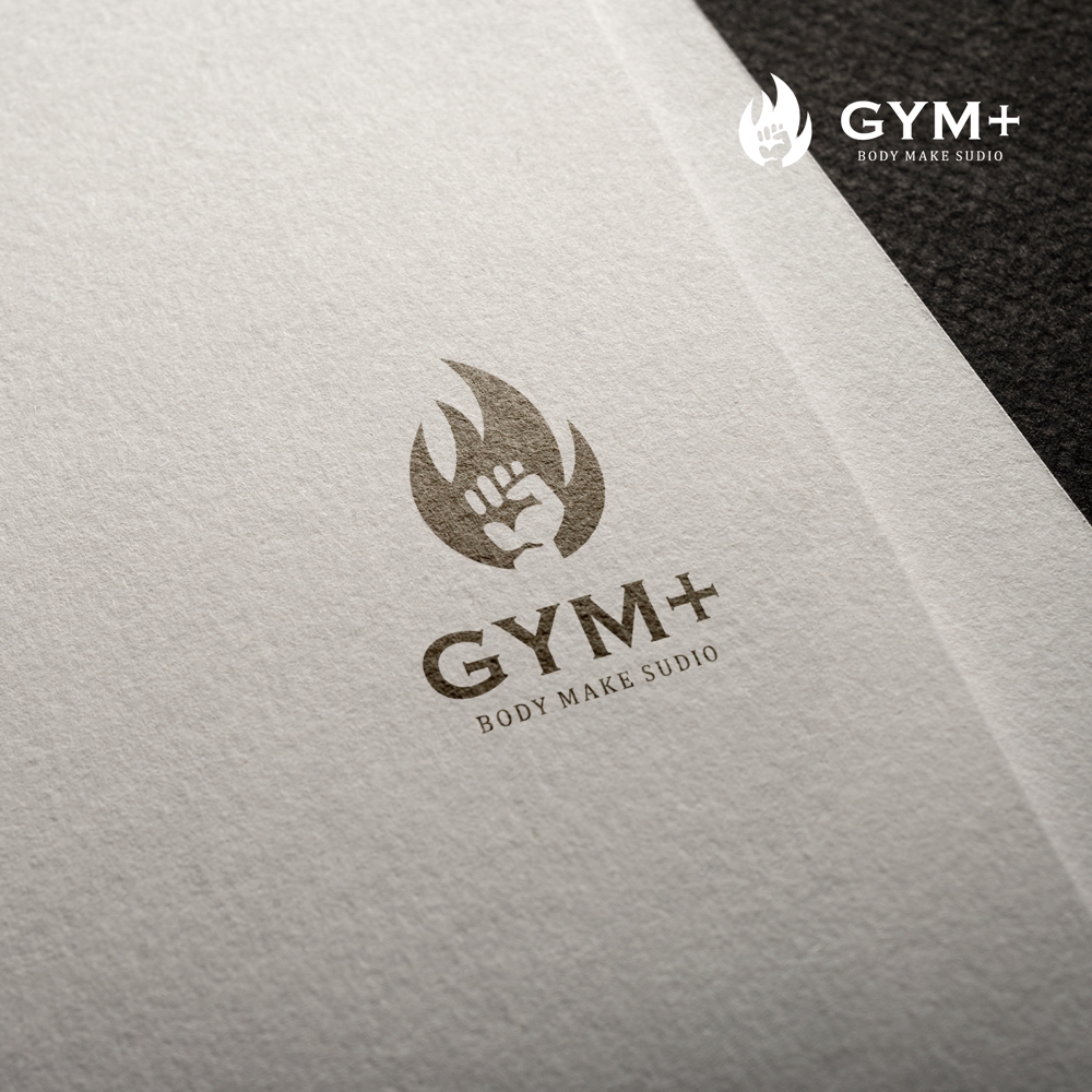 スポーツジム（GYM+）のロゴの依頼(商標登録予定なし)
