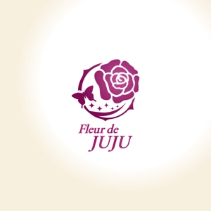 サクタ (Saku-TA)さんの「Fleur de JUJU」のロゴ作成への提案