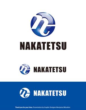 m_mhljm (m_mhljm)さんのHP・作業着・名刺などにワンポイントで入れて、”ナカテツ”を発信できるロゴへの提案