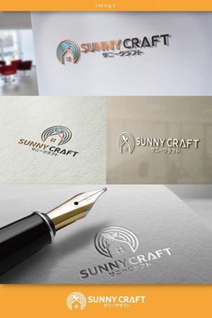 coco design (tomotin)さんのリフォーム会社「サニークラフト」のロゴ（ロゴマーク、ロゴタイプ）への提案