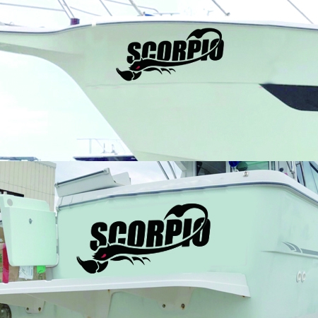 九州 佐賀県の遊漁船 Scorpio スコーピオ のロゴの依頼 外注 ロゴ作成 デザインの仕事 副業 クラウドソーシング ランサーズ Id