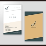 和田淳志 (Oka_Surfer)さんのIT企業「株式会社エル」の名刺デザインへの提案