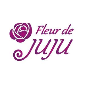 BEAR'S DESIGN (it-bear)さんの「Fleur de JUJU」のロゴ作成への提案