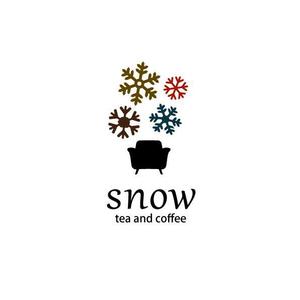 serihana (serihana)さんのカフェ「snow tea and coffee」または「snow」 のロゴへの提案