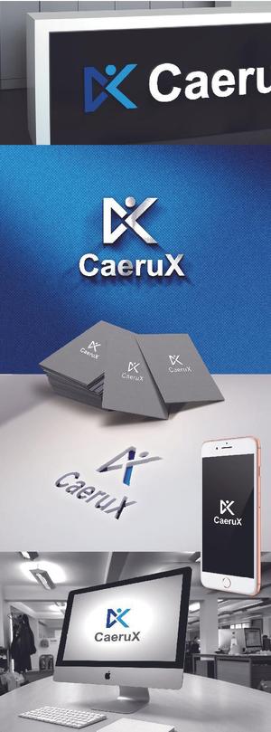k_31 (katsu31)さんのシステム受託開発、研究/開発の会社「CaeruX」（読み：カイロクス）のロゴ作成依頼です。への提案