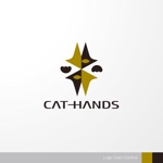 ＊ sa_akutsu ＊ (sa_akutsu)さんのゲームイラスト制作会社「CAT-HANDS」のロゴへの提案