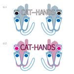 poretyobiさんのゲームイラスト制作会社「CAT-HANDS」のロゴへの提案