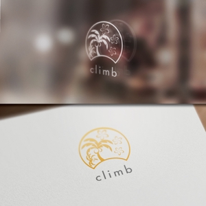 late_design ()さんのマリンショップ「climb」のロゴへの提案