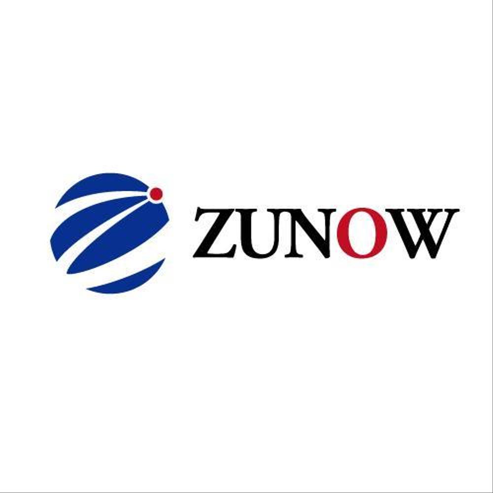 「ZUNOW」のロゴ作成