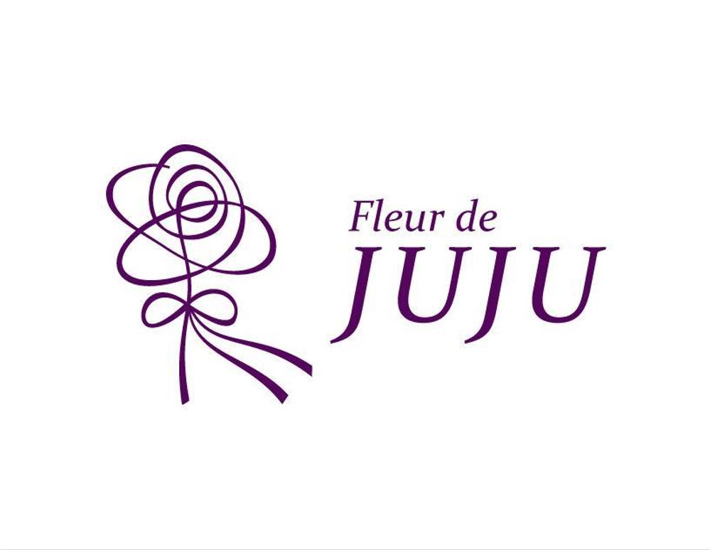 「Fleur de JUJU」のロゴ作成