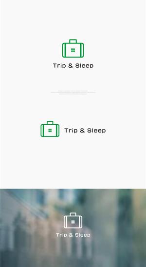 はなのゆめ (tokkebi)さんの名古屋・大須に新しくOPENするゲストハウス「Trip & Sleep Hostel」のロゴ（商標登録予定なし）への提案