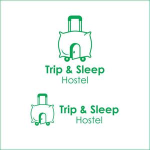 queuecat (queuecat)さんの名古屋・大須に新しくOPENするゲストハウス「Trip & Sleep Hostel」のロゴ（商標登録予定なし）への提案