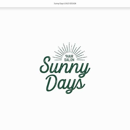 DeeDeeGraphics (DeeDeeGraphics)さんの美容室　「Sunny Days」のロゴへの提案