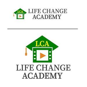 Cutiefunny (megu01)さんのオンライン動画セミナー「LIFE CHANGE ACADEMY」のロゴへの提案