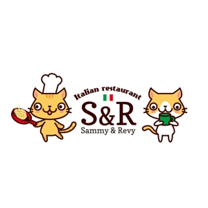 植村 晃子 (pepper13)さんのイタリアンレストラン「sammy&revy」のロゴへの提案