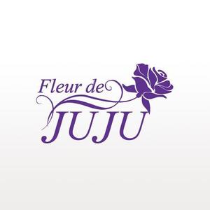 okma48さんの「Fleur de JUJU」のロゴ作成への提案