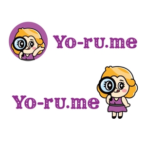 D-Cafe　 (D-Cafe)さんの【ロゴ制作】口コミサイト「Yo-ru.me」のロゴへの提案