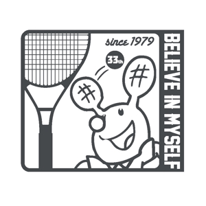ETSUKO (EKdesign)さんの33周年記念テニススクール販売用Tシャツへの提案