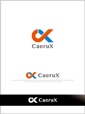 魔法スタジオ (mahou-phot)さんのシステム受託開発、研究/開発の会社「CaeruX」（読み：カイロクス）のロゴ作成依頼です。への提案