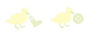ゆかい堂 (yucai_i)さんのアヒルのロゴ(刺繍用）への提案
