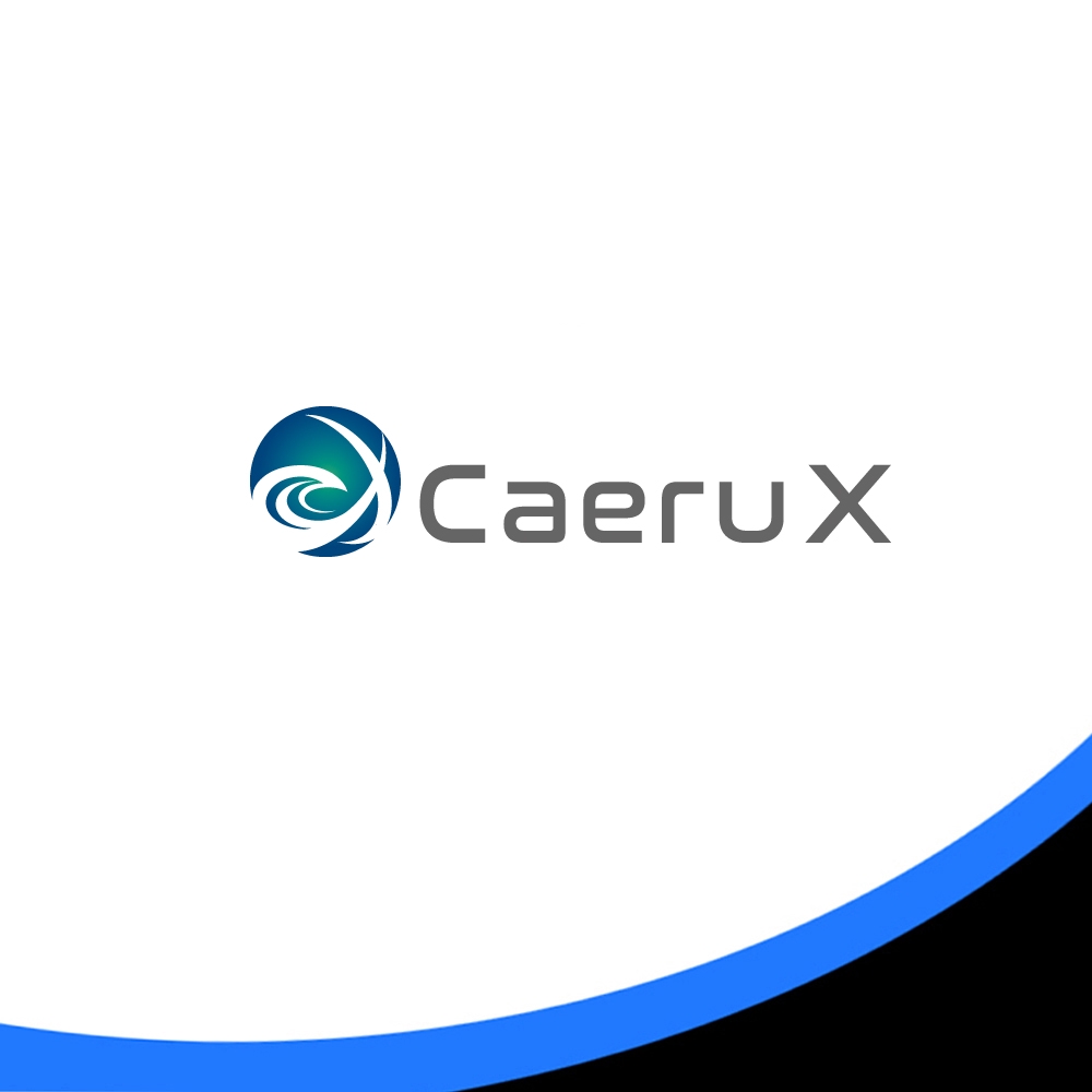 システム受託開発、研究/開発の会社「CaeruX」（読み：カイロクス）のロゴ作成依頼です。