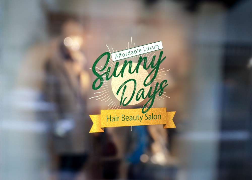 美容室　「Sunny Days」のロゴ