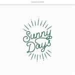 DeeDeeGraphics (DeeDeeGraphics)さんの美容室　「Sunny Days」のロゴへの提案
