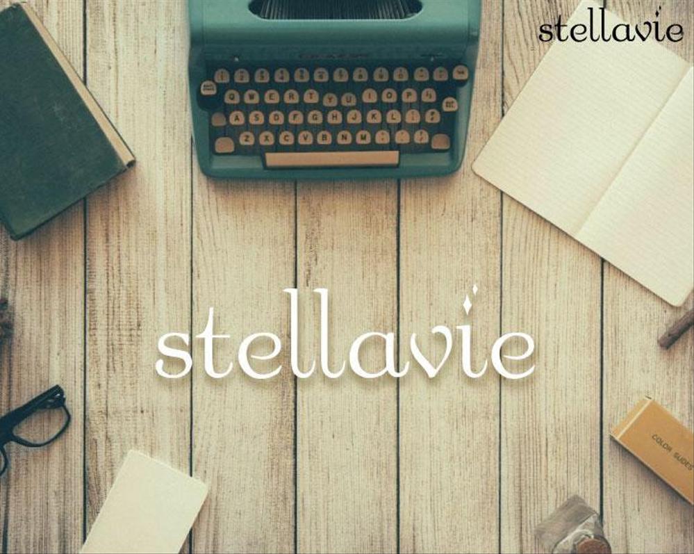 女性向け美容サロン「stellavie」のロゴ