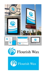 King_J (king_j)さんのブラジリアンワックスのお店『Flourish Wax』のロゴへの提案