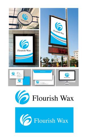 King_J (king_j)さんのブラジリアンワックスのお店『Flourish Wax』のロゴへの提案