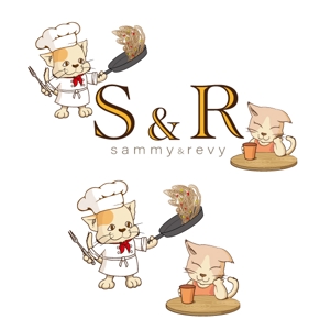 minami (mianamirande)さんのイタリアンレストラン「sammy&revy」のロゴへの提案