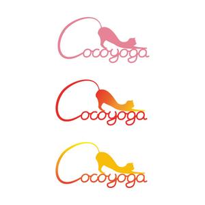 sk52さんのヨガスタジオ「COCOYOGA」のロゴへの提案
