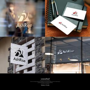 onesize fit’s all ()さんの会社名　アッシュライズ株式会社のロゴ作成への提案
